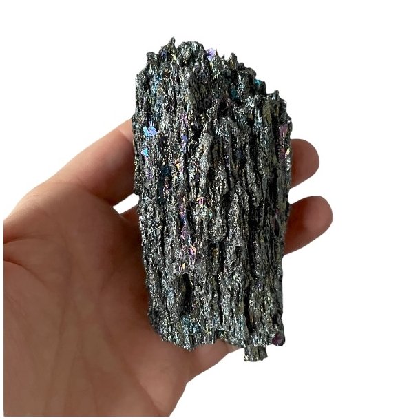 Unik Heksekost (Siliciumcarbid) � En Energetisk Krystal | M�l: 10 x 5,1 cm | 159 g 