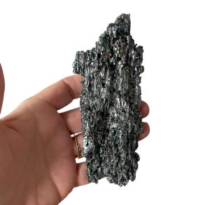 Unik Heksekost (Siliciumcarbid) � En Energetisk Krystal | M�l: 13 x 5 cm | 163 gram 