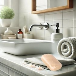 Himalaya Salt Sbebar  Naturlig hudpleje med 84 mineraler, 250 g