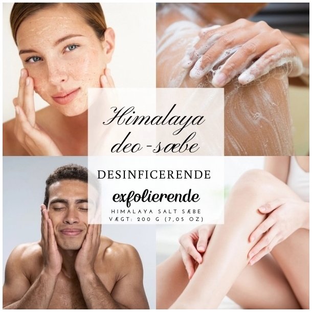 Himalaya Salt Sbebar  Naturlig hudpleje med 84 mineraler, 250 g