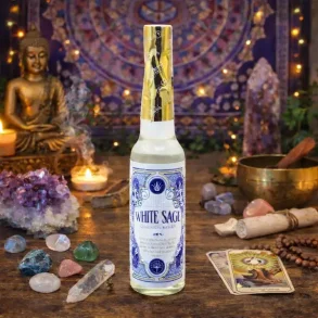 White Sage Cleansing Water 221 ml � rensende vand med hvid salvie til aura og hjem