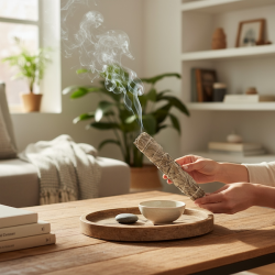 Hvid salvie XXL | Ml ca. 23 x 5 cm 