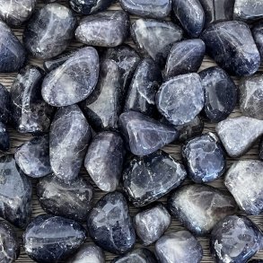 Lommesten | iolit | vandsafir | M�l  2,5 - 3 cm