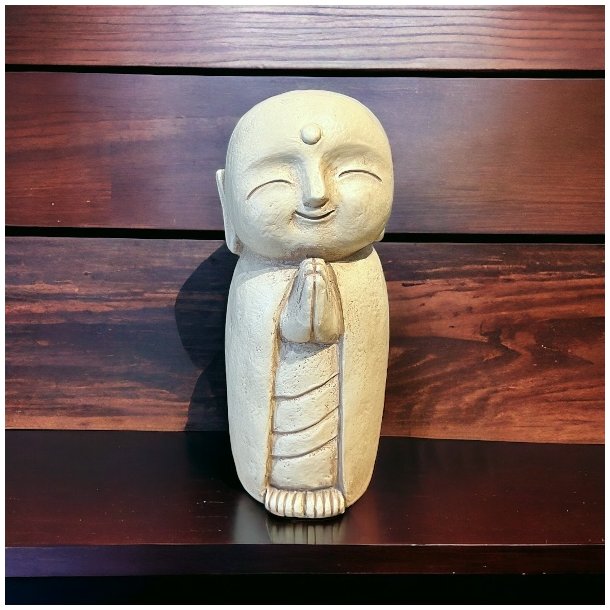 Naturskn Jizo figur 12,5 cm