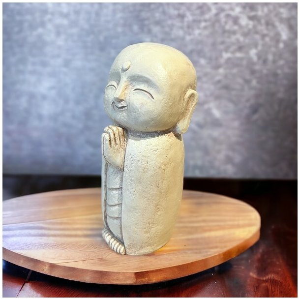Naturskn Jizo figur 12,5 cm