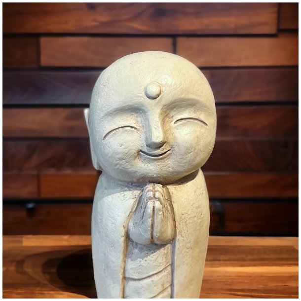 Naturskn Jizo figur 12,5 cm