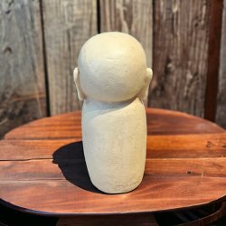 Naturskn Jizo figur 12,5 cm