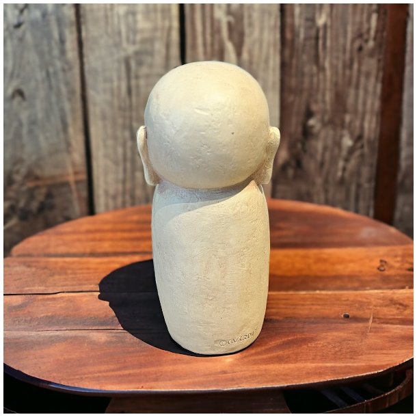 Naturskn Jizo figur 12,5 cm