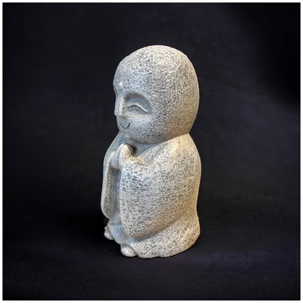 Naturskn Jizo figur 15 cm