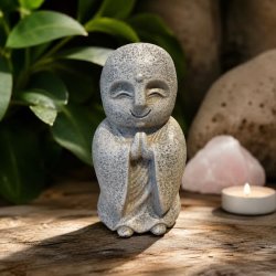 Jizo Figur 15 cm Buddhistisk Beskyttelse