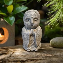 Jizo Figur 15 cm Buddhistisk Beskyttelse