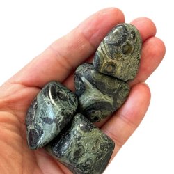 Kambaba jaspis | lommesten XL | M�l ca. 3 - 4 cm