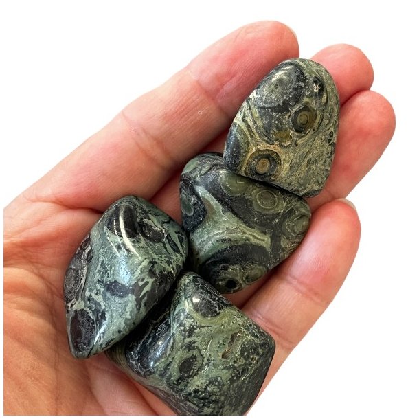 Kambaba jaspis | lommesten XL | Ml ca. 3,5 - 4 cm