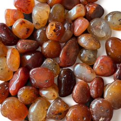 Karneol | lommesten | M�l ca.  2,5 - 3 cm | B - kvalitet