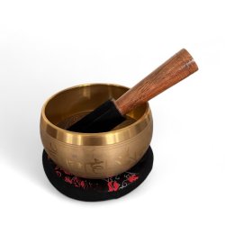 Indisk klangskl m. Buddha dekoration | gaveske | Ml 11 cm 