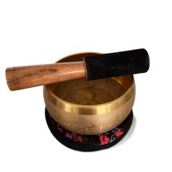 Indisk klangskl m. Buddha dekoration | gaveske | Ml 11 cm 