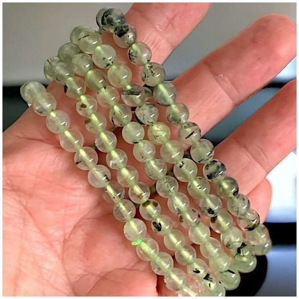 Krystal armbnd |  phrenit | Ml 16 - 20 cm