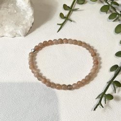 Krystal armbnd | Solsten | 5 mm. stenperler | Ml  16 - 17 cm