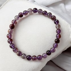 Krystal armbnd i Cacoxenite (Super 7)  6 mm