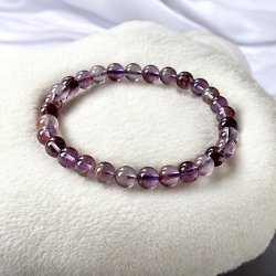 Krystal armbnd i Cacoxenite (Super 7)  6 mm