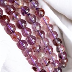 Krystal armbnd i Cacoxenite (Super 7)  6 mm