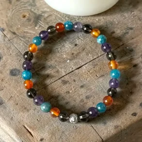 Krystalarmb�nd mod smerter og st�tte &ndash; helende sten med beroligende energi