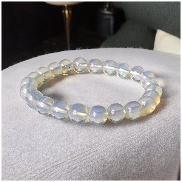 Opalit Armb�nd � Tiffany Stone med Skiftende Farver 8 mm