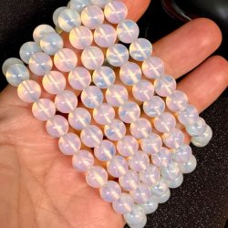 Opalit Armb�nd � Tiffany Stone med Skiftende Farver 8 mm