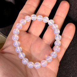 Opalit Armb�nd � Tiffany Stone med Skiftende Farver 8 mm