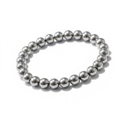 Terahertz armb�nd 17�19 cm � 8 mm perler � Energi &amp; beskyttelse