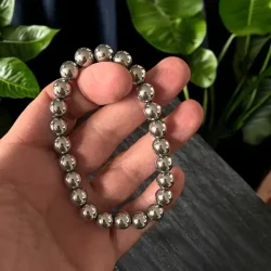 Terahertz armbnd 1719 cm  8 mm perler  Energi &amp; beskyttelse