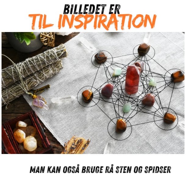 Krystal grid mnster m. metatron | Ml ca. 20 x 18,5 cm