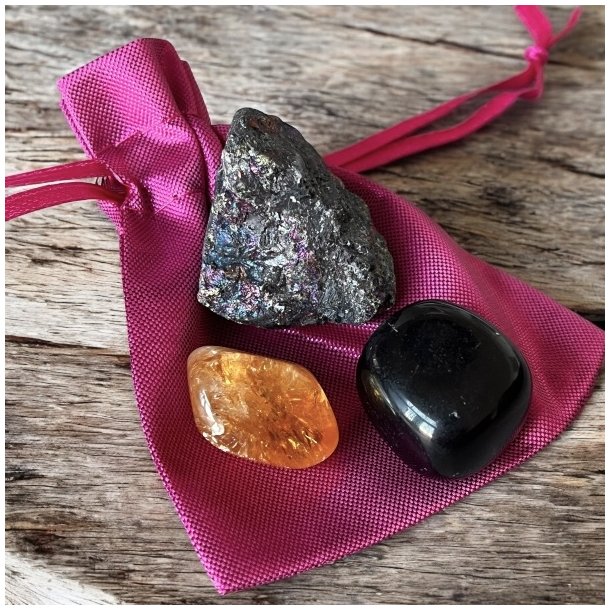 Gl�de og Beskyttelse � Krystals�t til Energi og Balance (2,5-3 cm)