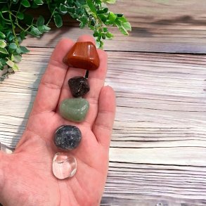 De 5 elementer, krystalst, Ml 2 - 3 cm