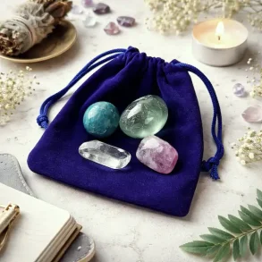 Krystals�t mental klarhed � lodolit, fluorit, apatit og lepidolit