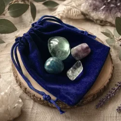 Krystals�t mental klarhed � lodolit, fluorit, apatit og lepidolit