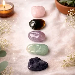 Krystals�t til b�rn med ro, tryghed og balance � 5 blide sten til hverdagen