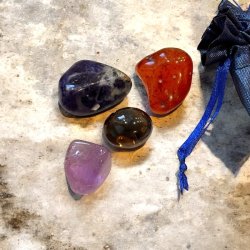 Krystals�t til Smertelindring og Balance | M�l 2,5 - 4 cm