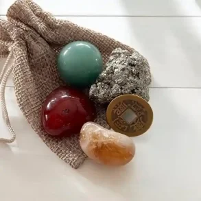 Velstand og lykke Krystals�t,  M�l 2 - 3 cm