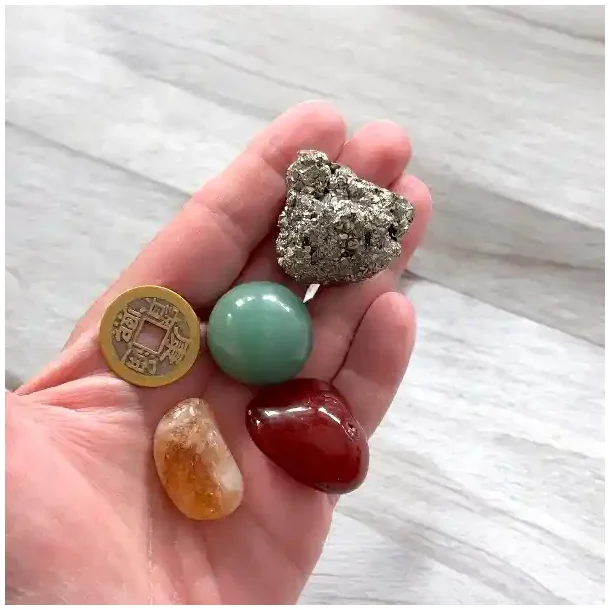 Velstand og lykke Krystalst,  Ml 2 - 3 cm