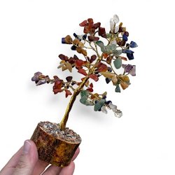 Krystaltr | 7 Chakra | Ml ca. 18 - 19 cm 