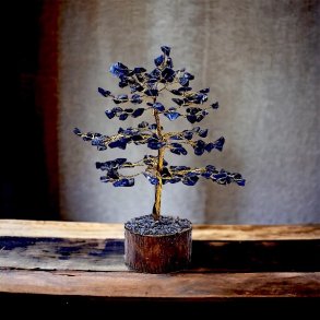 Krystaltr� i sodalit p� base af neemtr� | M�l ca. 18-19 cm udsl�et