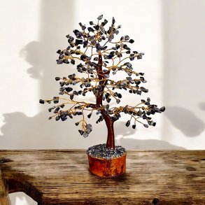 Krystaltr i Sodalit p base af neemtr | Ml ca. 24 cm udslet