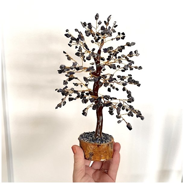 Krystaltr i Sodalit p base af neemtr | Ml ca. 24 cm udslet