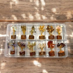 Sm unikke krystaltrer  Hndlavet dekoration med gte sten | Perfekt gave &#10024;