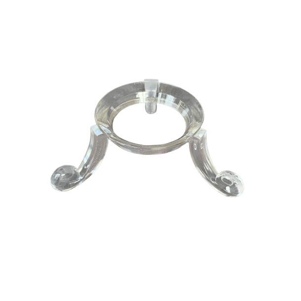 Kuglestander i transparent plast