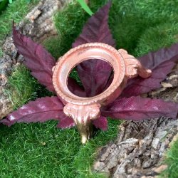 Kuglestandere i metal - kobberfarvet