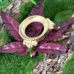 Kuglestandere i metal - guldfarvet