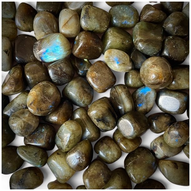 Labradorit | lommesten | M�l ca. 2 - 3 cm