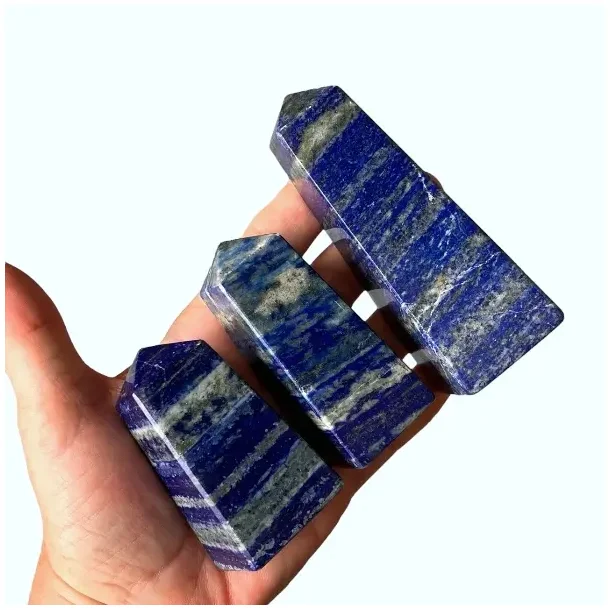 Unikke Lapis Lazuli t�rne i flere st�rrelser � v�lg dit unikke t�rn efter v�gt og m�l